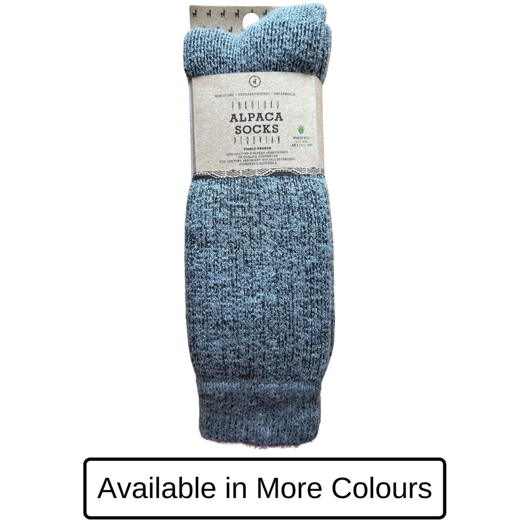 Kids Premium Alpaca Wool Socks from Peru