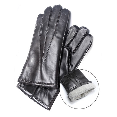 Gloves Leather Lamb s Wool Men The Real Wool Shop