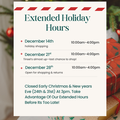Extended Holiday Shopping Hours