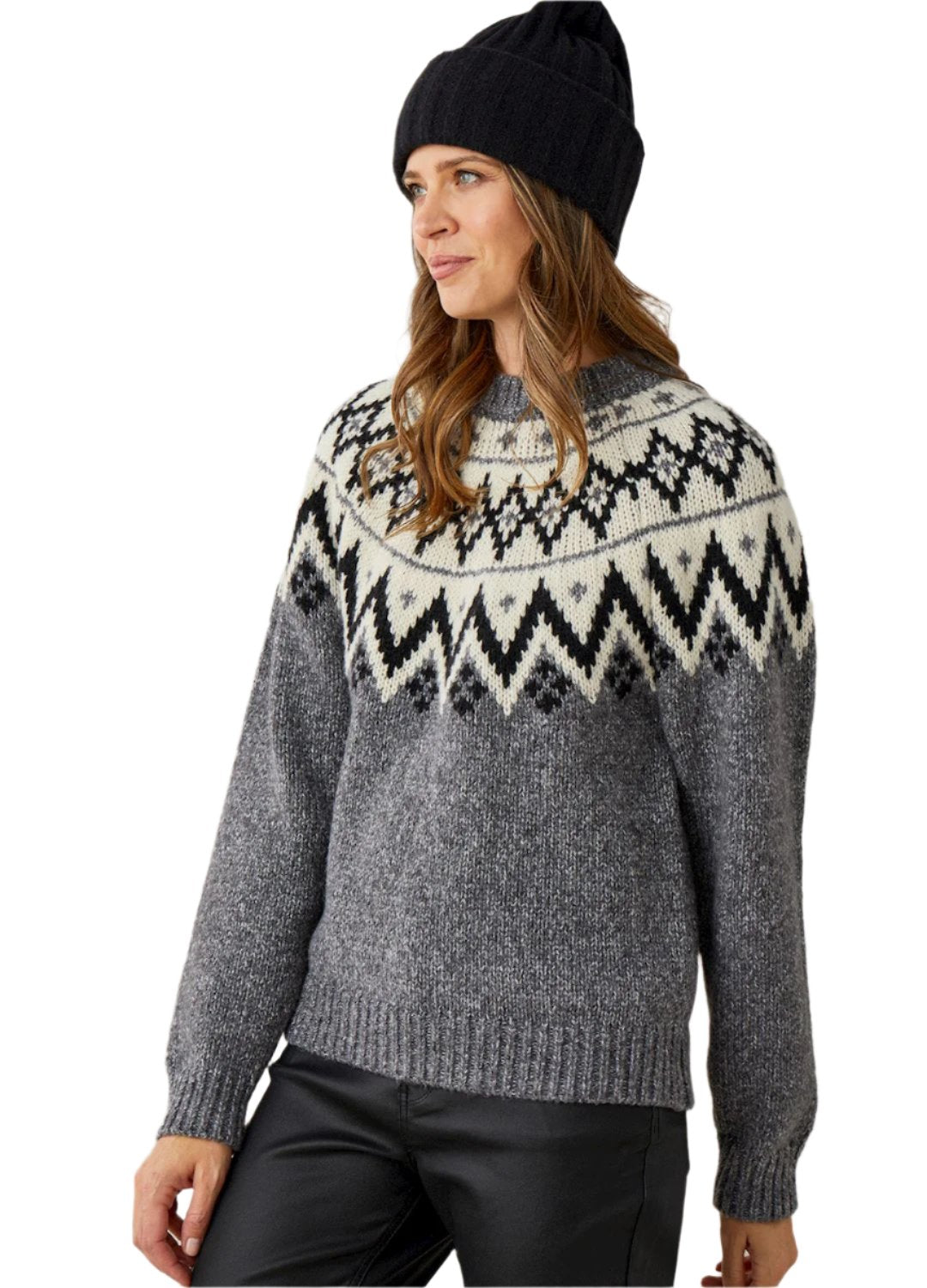 Sweater Fairisle Crew – The Real Wool Shop