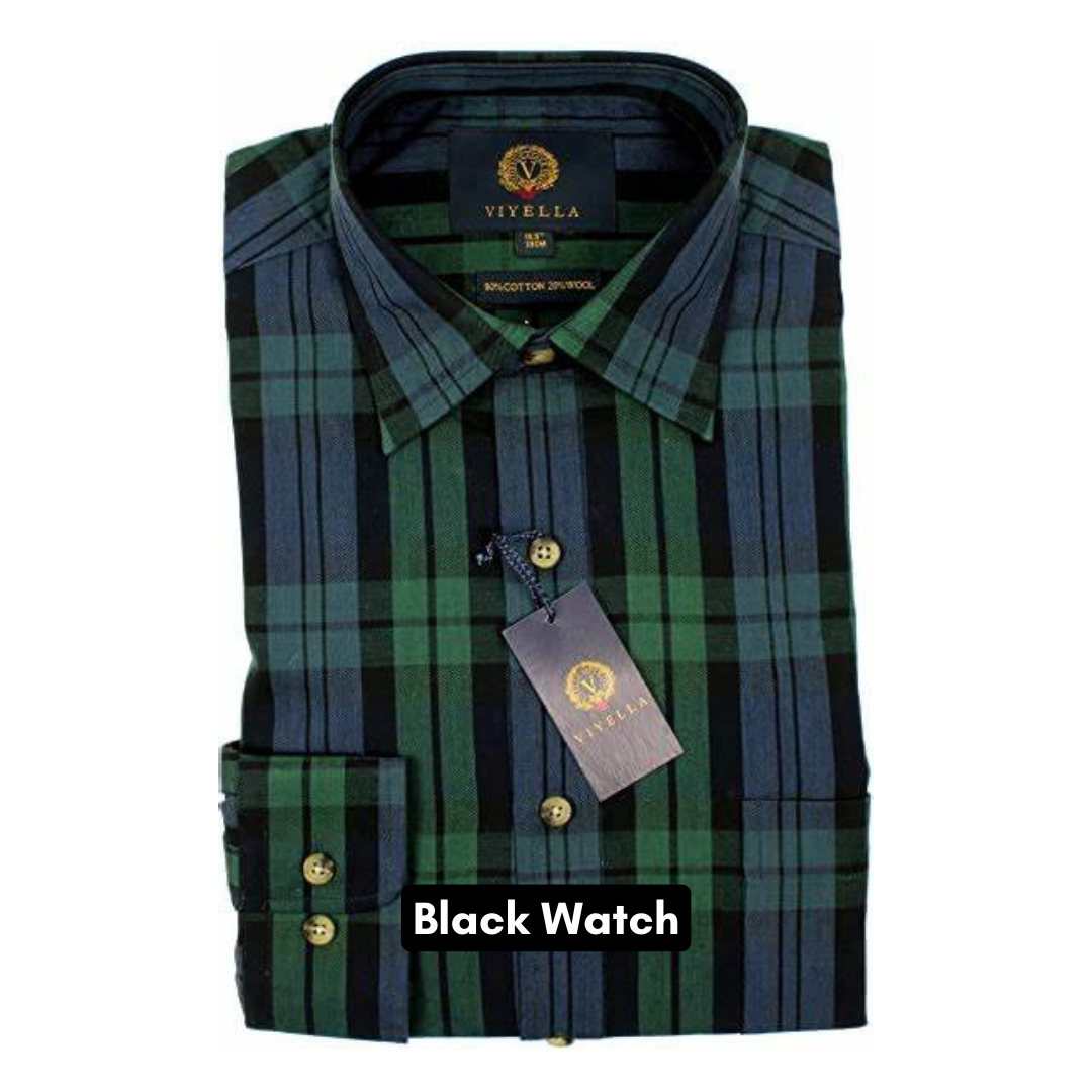 Viyella Shirts Wool/Cotton Plaid Men's🍁 – The Real Wool Shop Viyella Shirts Wool/Cotton Plaid Men's🍁 – The Real Wool Shop