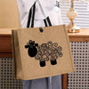Bag Burlap Sheep Curley