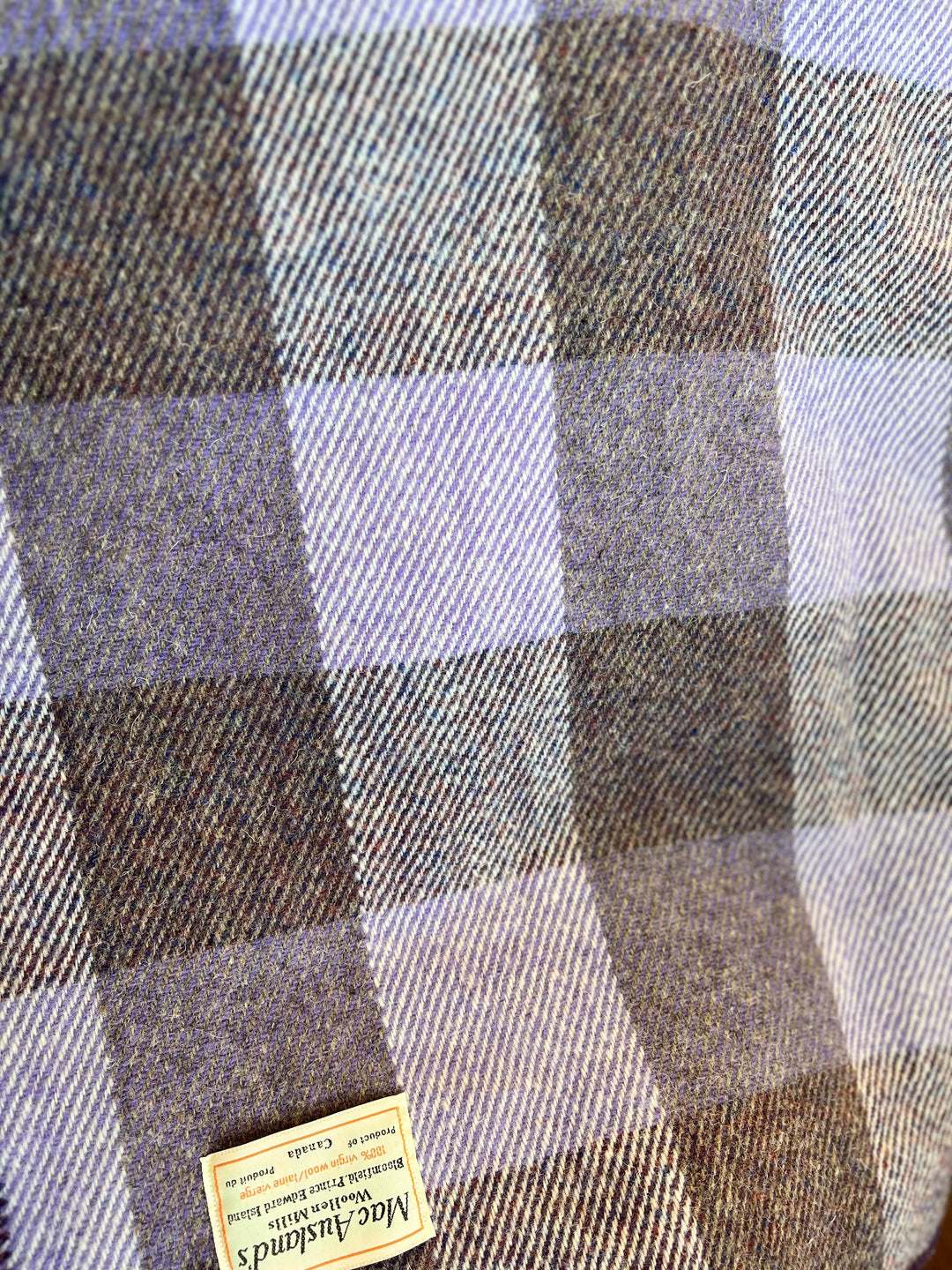 MacAusland Wool Throw Checkerboard🍁 – The Real Wool Shop