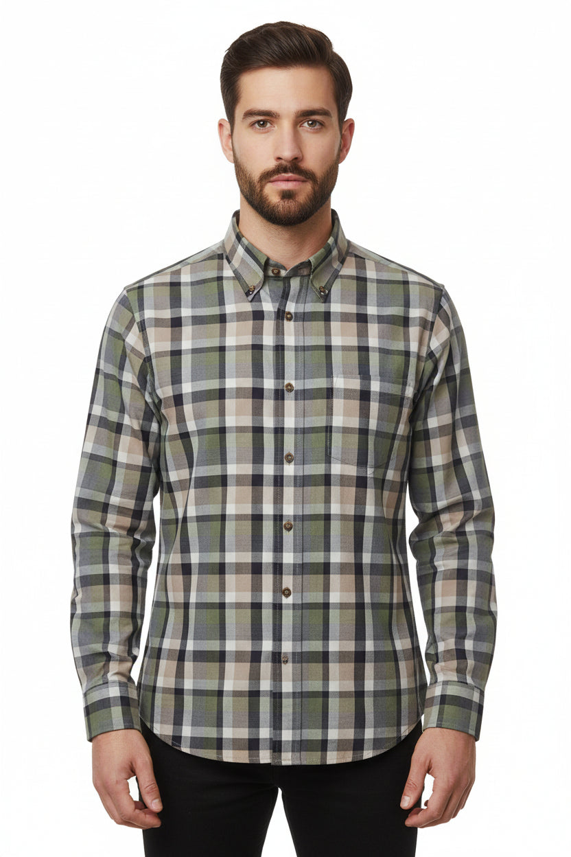 Viyella Shirts Wool/Cotton Plaid Men's🍁 – The Real Wool Shop