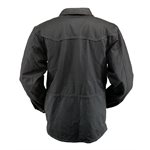 Black oilskin jacket best sale