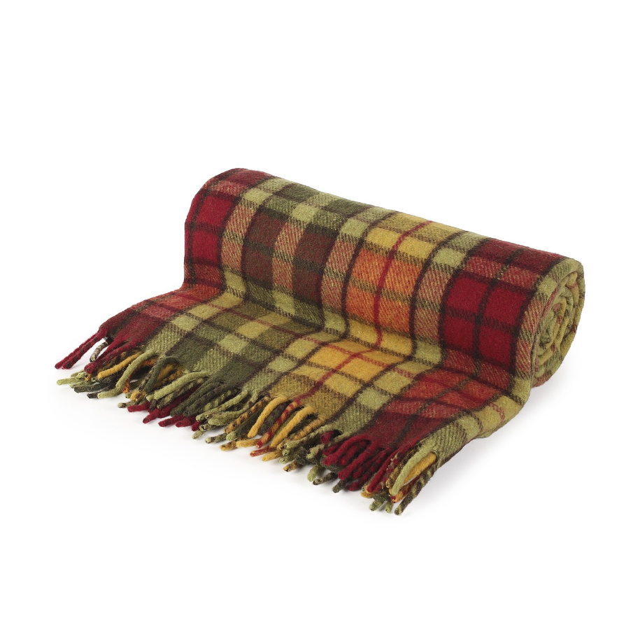 Wool Throw Plaid Tartans British The Real Wool Shop